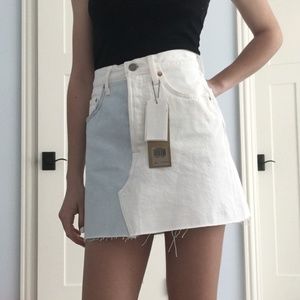 Levi's Alternate Halfsies Jean Skirt